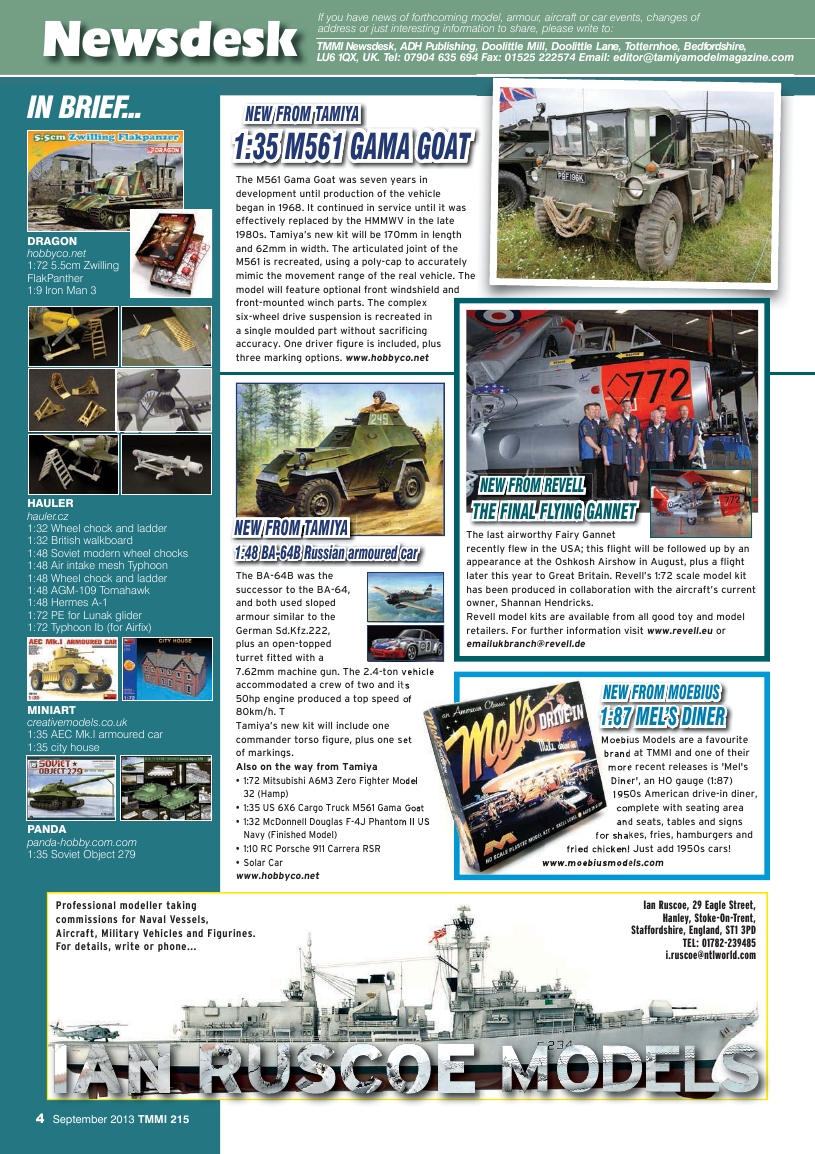 Tamiya Model Magazine 215 (2013-09)